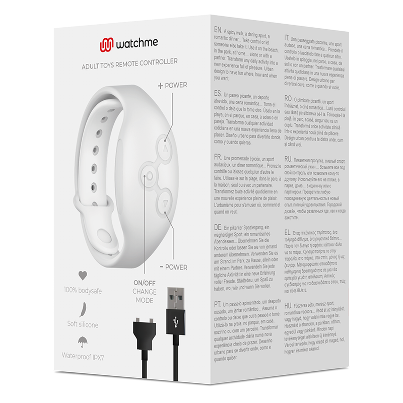 WATCHME - montre à technologie sans fil blanche