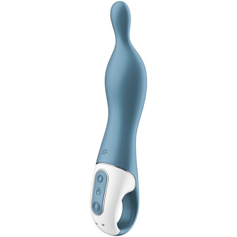 SATISFYER - vibromasseur a-mazing 1 a-spot bleu