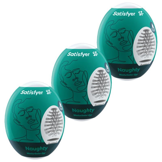 SATISFYER - 3 oeufs masturbateurs NAUGHTY