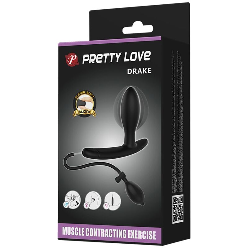 PRETTY LOVE - plug anal gonflable DRAKE