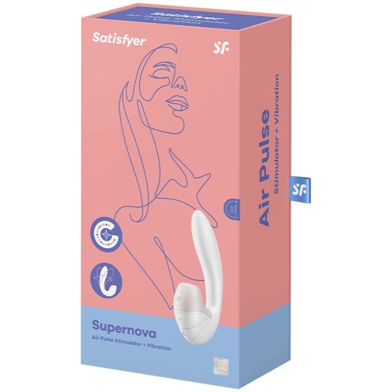 SATISFYER - SUPERNOVA vibromasseur par air pulsé clitoris et point G