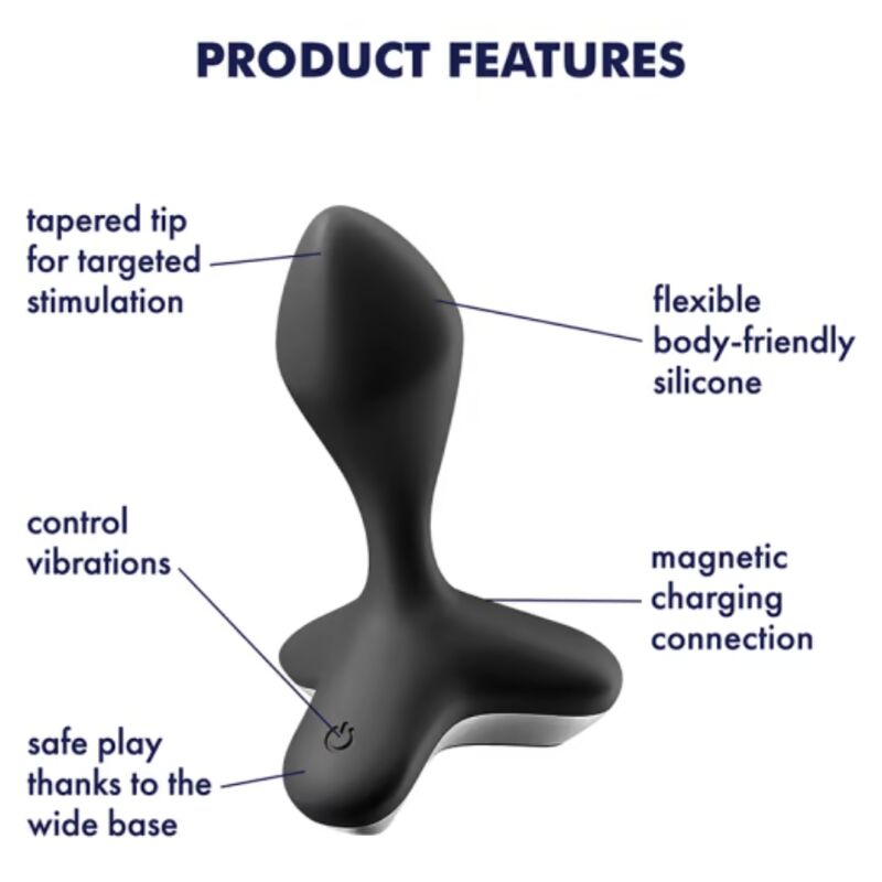 SATISFYER - GAMECHANGER plug anal vibrant anal