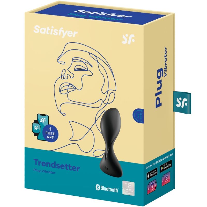 SATISFYER - TRENDSTTER plug anal vibrant avec appli