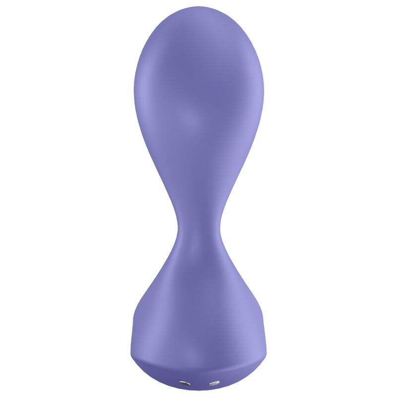 SATISFYER - SWEET SEAL plug anal vibrant avec appli violet