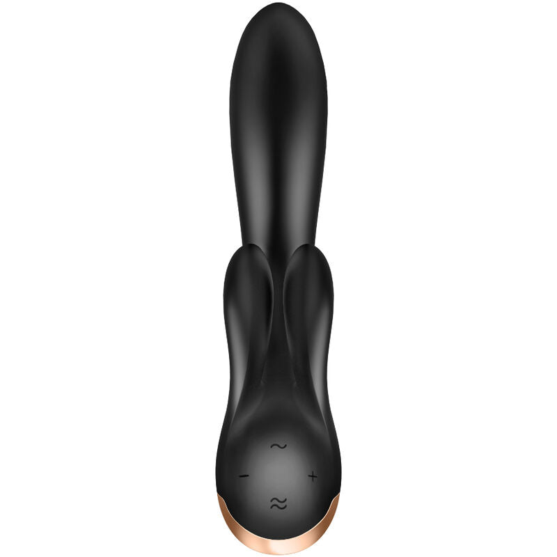 SATISFYER - DOUBLEFLEX vibromasseur lapin flexible avec appli