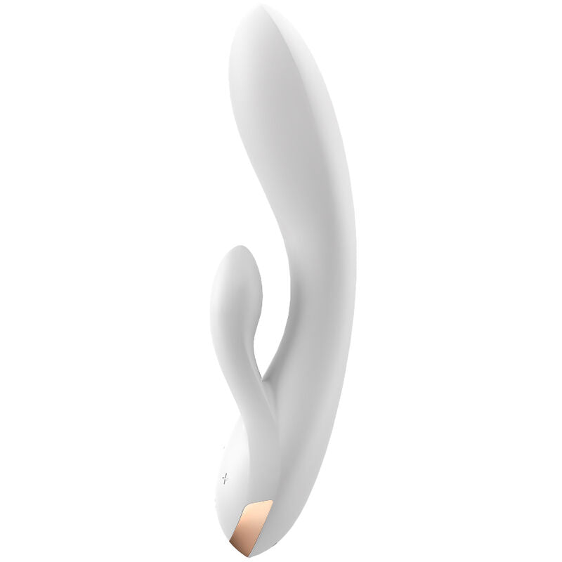 SATISFYER - DOUBLEFLEX vibromasseur lapin flexible avec appli