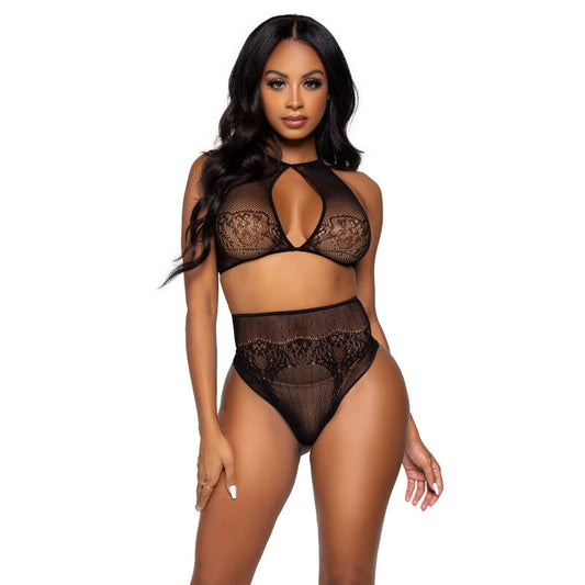 LEGAVENUE - ensemble lingerie sensuel deux pièces haut & string TU