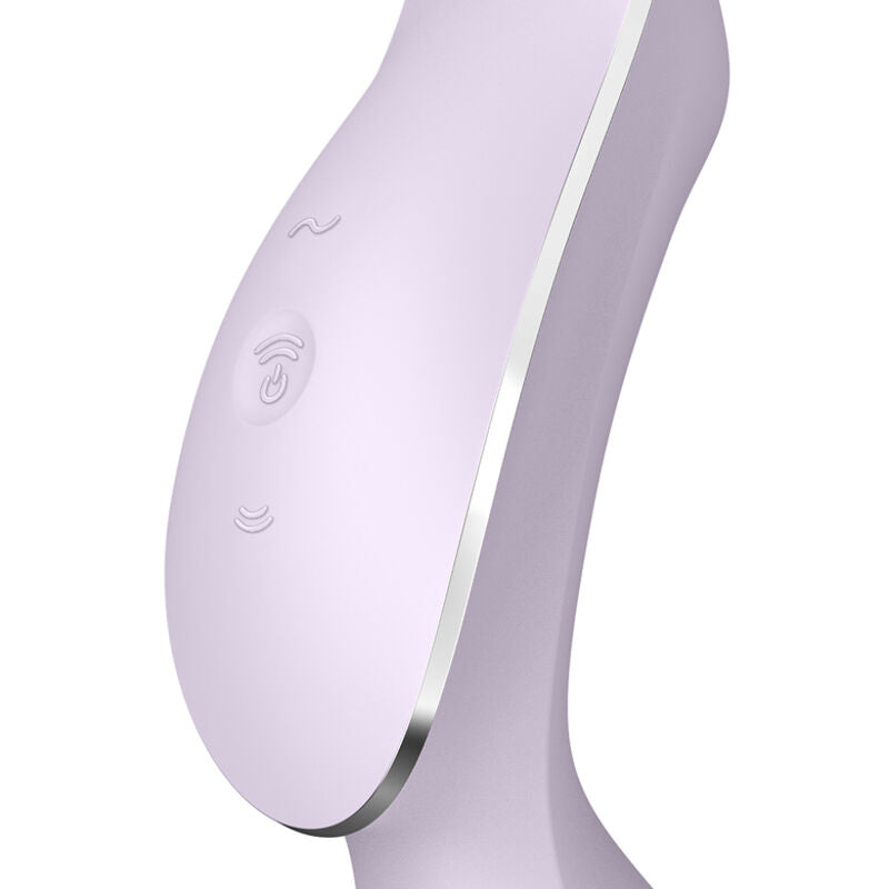 SATISFYER - CURVY TRINITY2 vibromasseur incurvé avec air pulsé