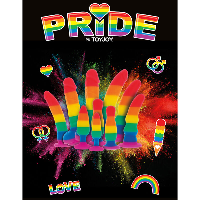 PRIDE - gode drapeau lgbt vague 17 cm