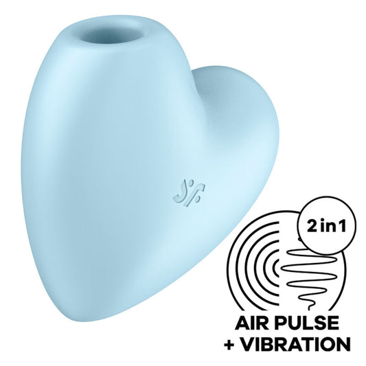 SATISFYER - CUTIE HEART vibromasseur par air pulsé en forme de coeur