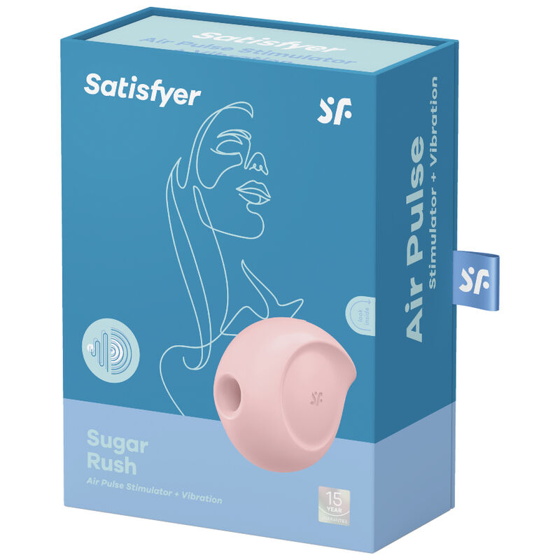 SATISFYER – SUGAR RUSH vibromasseur et air pulsé