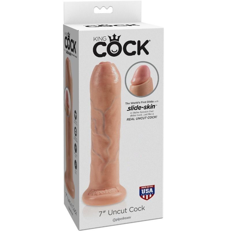 KING COCK - gode réaliste peau coulissantee 21 cm