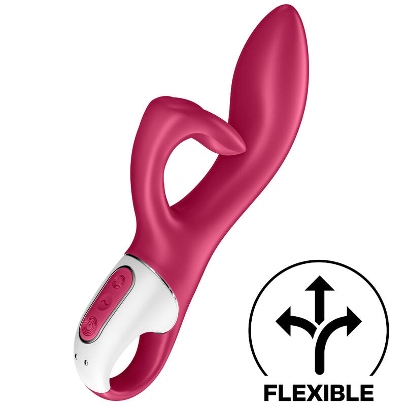 SATISFYER - EMBRACE ME vibromasseur lapin flexible point G et clitoris