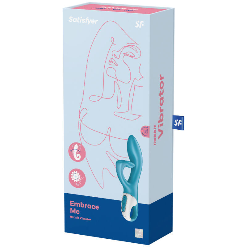 SATISFYER - EMBRACE ME vibromasseur lapin flexible point G et clitoris