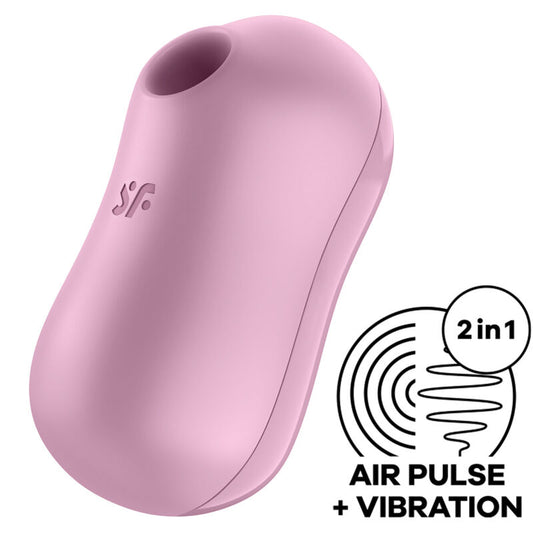 SATISFYER - COTTON CANDY vibromasseur avec air pulsé