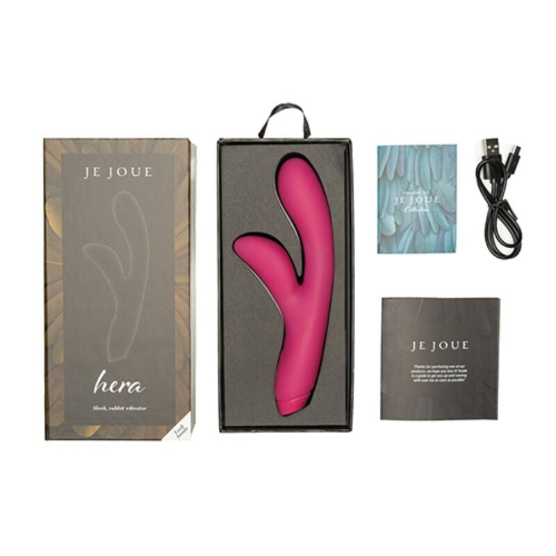 JE JOUE - vibromasseur lapin HERA - fuchsia