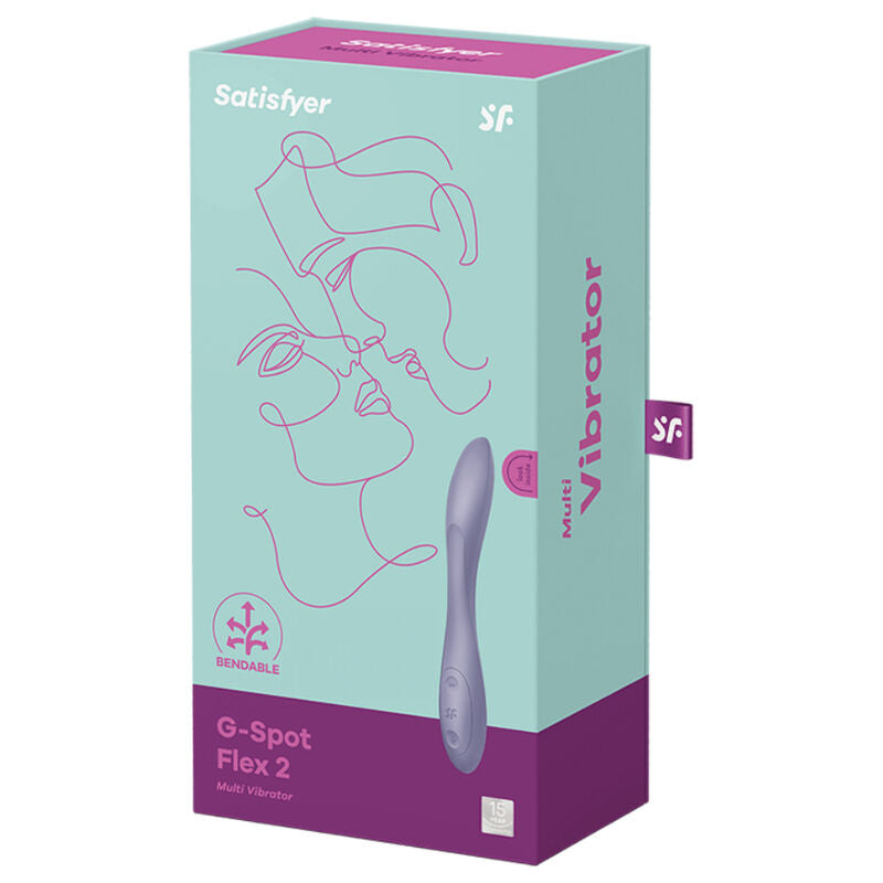 SATISFYER - vibromasseur multi du point G flex 2 violet