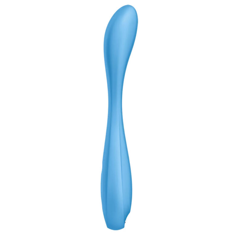 SATISFYER - vibromasseur du point G avec appli flex 4+ bleu