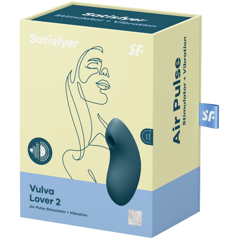 SATISFYER - VULVA LOVER 2 vibromasseur avec air pulsé pour clitoris