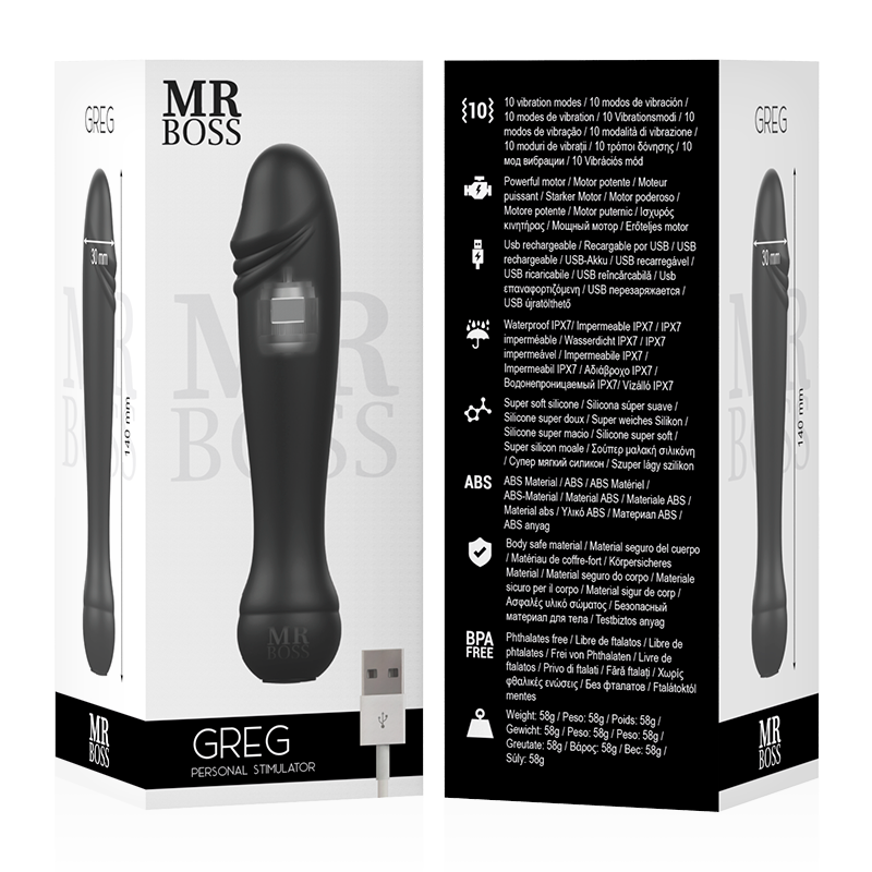 MR. BOSS - vibromasseur personnel GREG