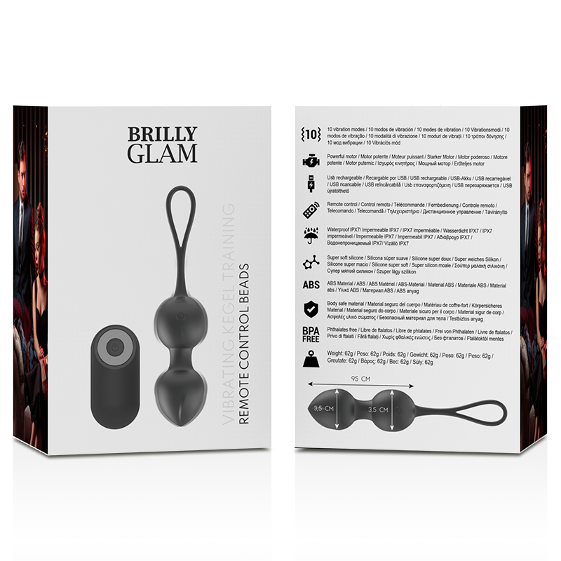 BRILLY GLAM - boules de Geisha vibrantes télécommandé