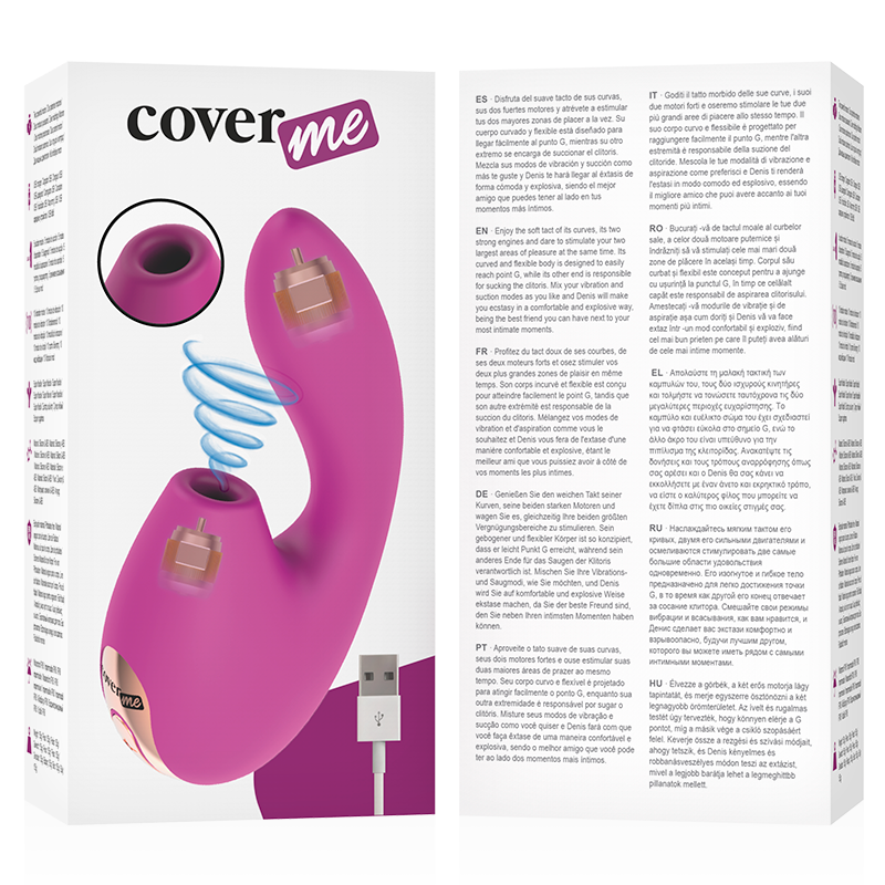 COVERME - aspiration clitoris et vibromasseur puissant du point G