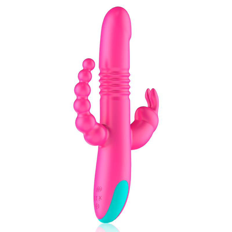 HAPPY LOKY - DONALD triple stimulation : anal, du point G & clitoris compatible WATCHME