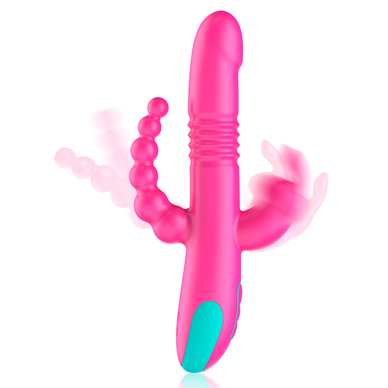 HAPPY LOKY - DONALD triple stimulation : anal, du point G & clitoris compatible WATCHME