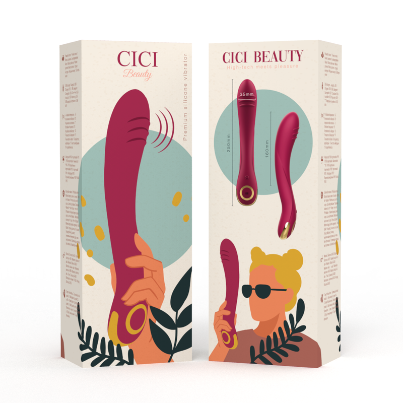 CICI BEAUTY - vibromasseur point G en silicone premium