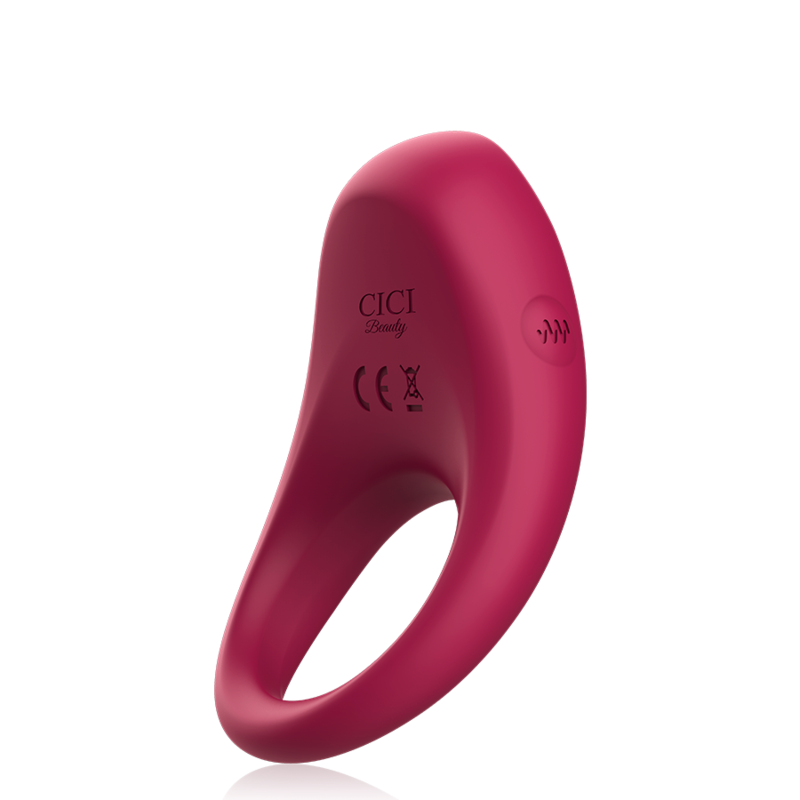 CICI BEAUTY - anneau pénien vibrant en silicone premium