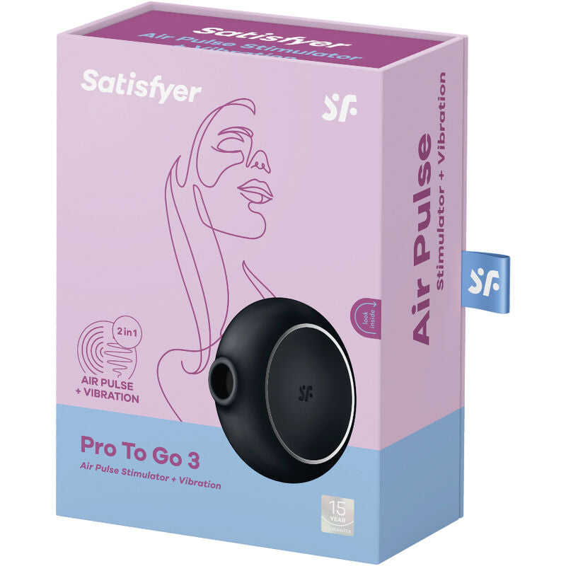 SATISFYER - PROTOGO3 mini vibromasseur avec air pulsé