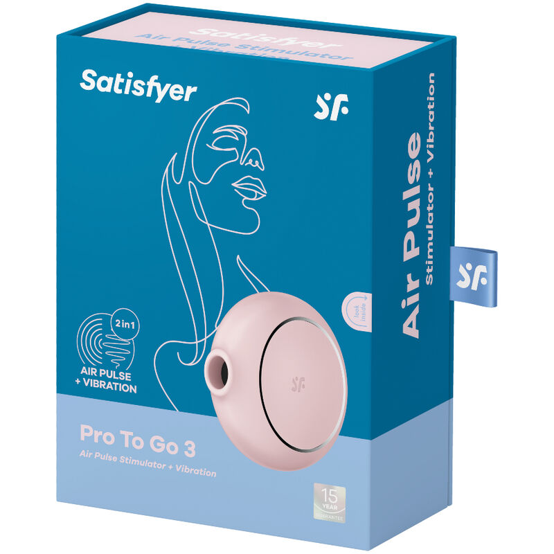 SATISFYER - PROTOGO3 mini vibromasseur avec air pulsé