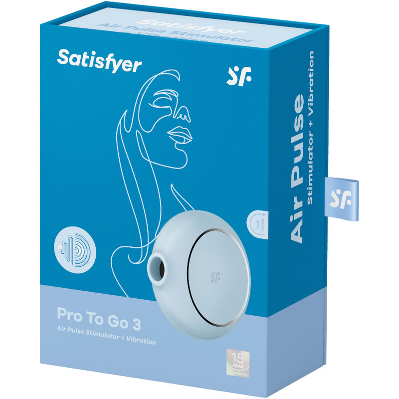 SATISFYER - PROTOGO3 mini vibromasseur avec air pulsé