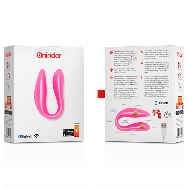 ONINDER - LISBOA vibromasseur du point G & du clitoris avec appli