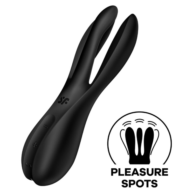 SATISFYER - THREESOME2 vibromasseur clitoris et lèvres