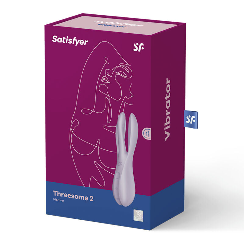 SATISFYER - THREESOME2 vibromasseur clitoris et lèvres