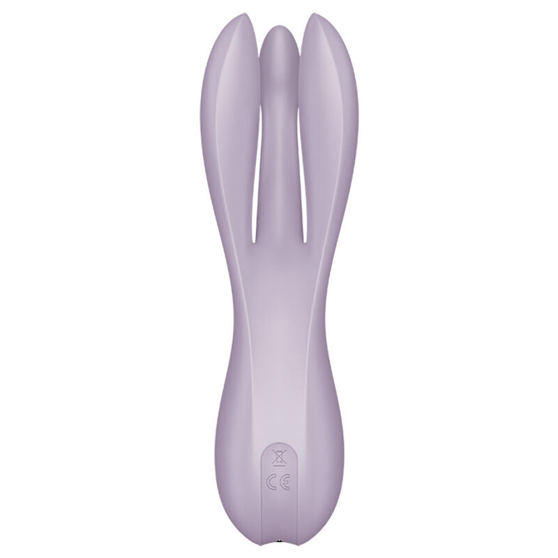 SATISFYER - THREESOME2 vibromasseur clitoris et lèvres