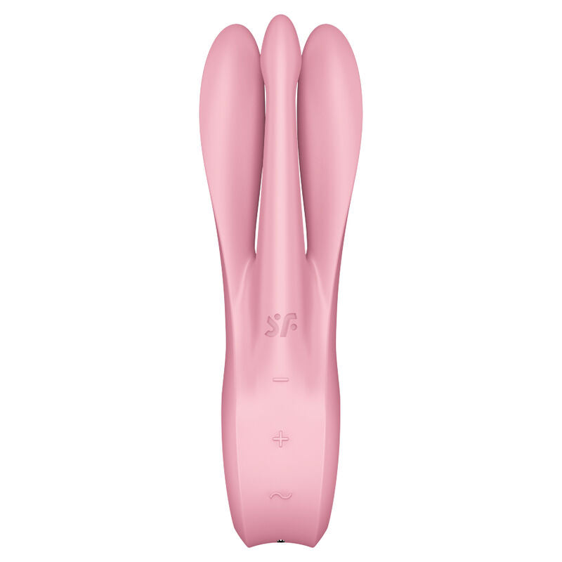 SATISFYER - THREESOME1 vibromasseur clitoris et lèvres