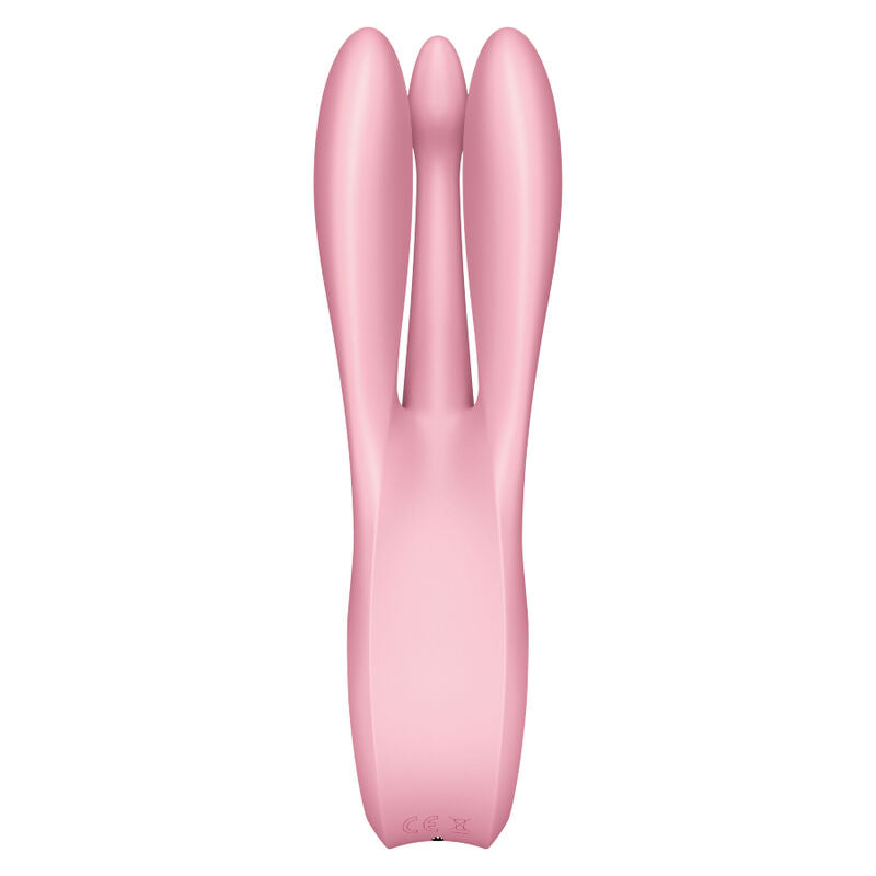 SATISFYER - THREESOME1 vibromasseur clitoris et lèvres