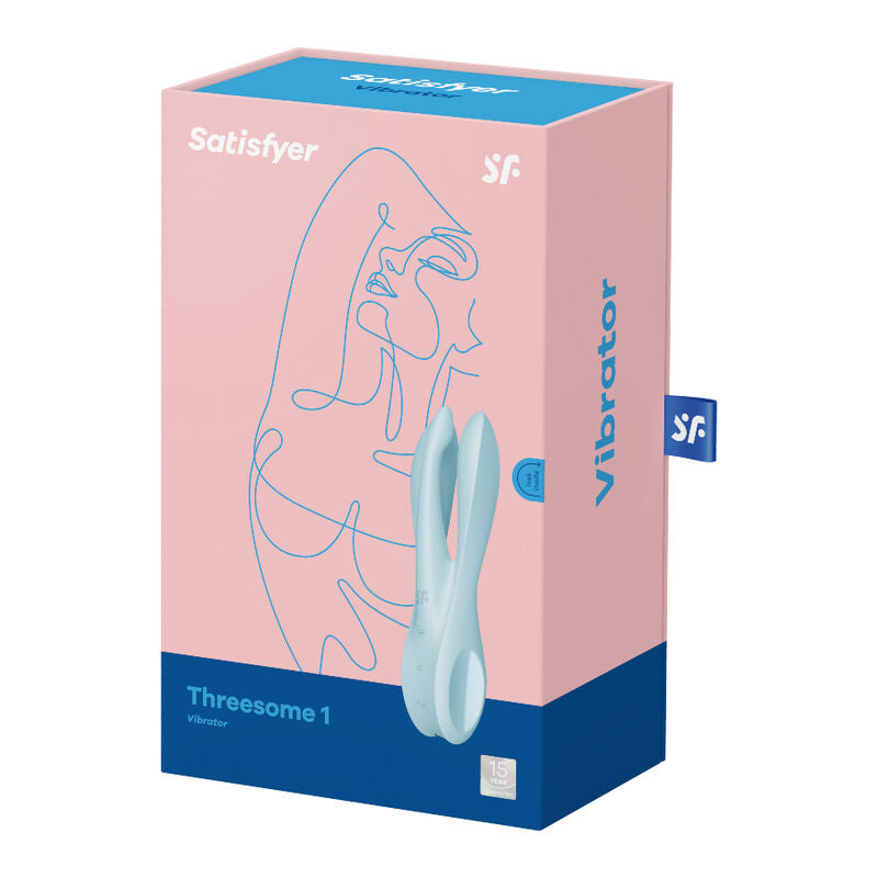 SATISFYER - THREESOME1 vibromasseur clitoris et lèvres