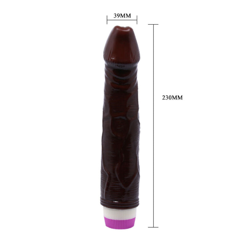 BAILE - vibromasseur WAVES OF PLEASURE 23 cm marron