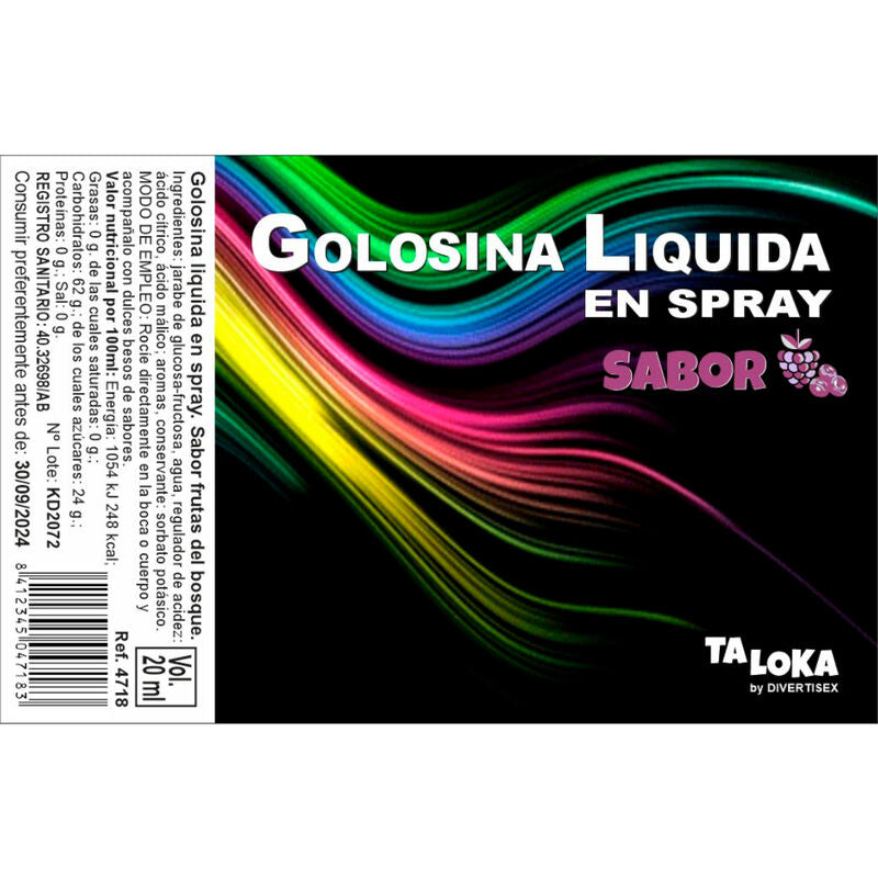 TALOKA - SPRAY DE BONBONS LIQUIDES AUX BAIES