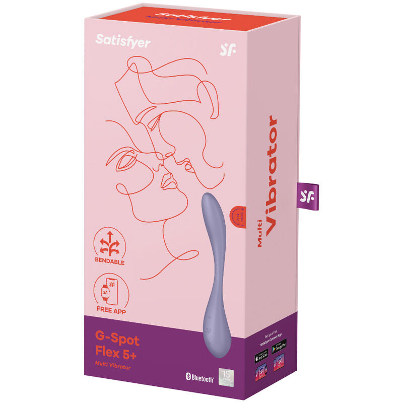 SATISFYER - FLEX5 vibromasseur flexible du point G