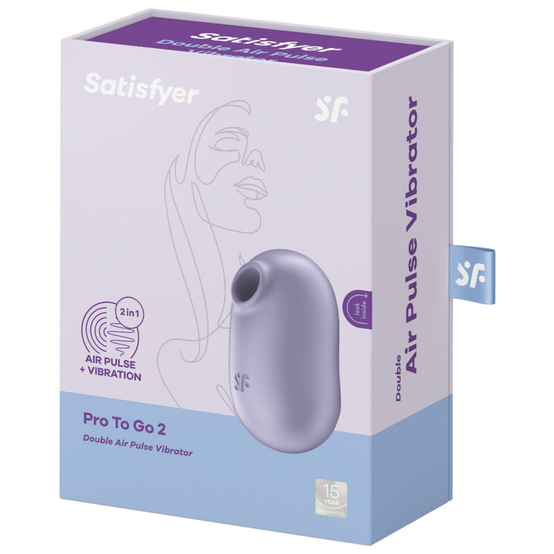 SATISFYER - PROTOGO2 vibromasseur avec air pulsé