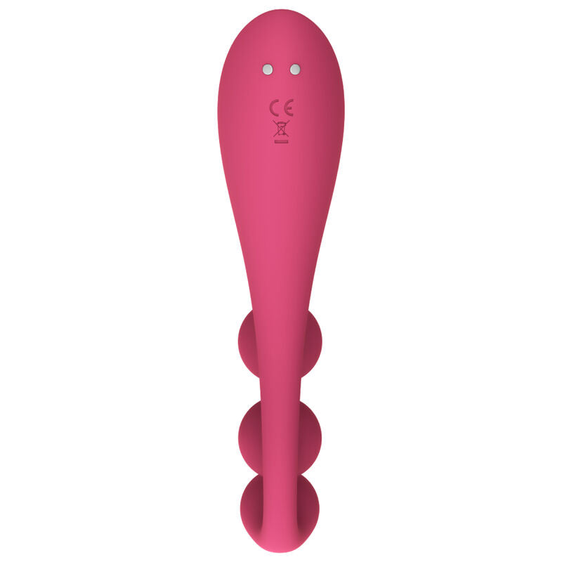 SATISFYER - vibromasseur multi TRI BALL 1 rouge