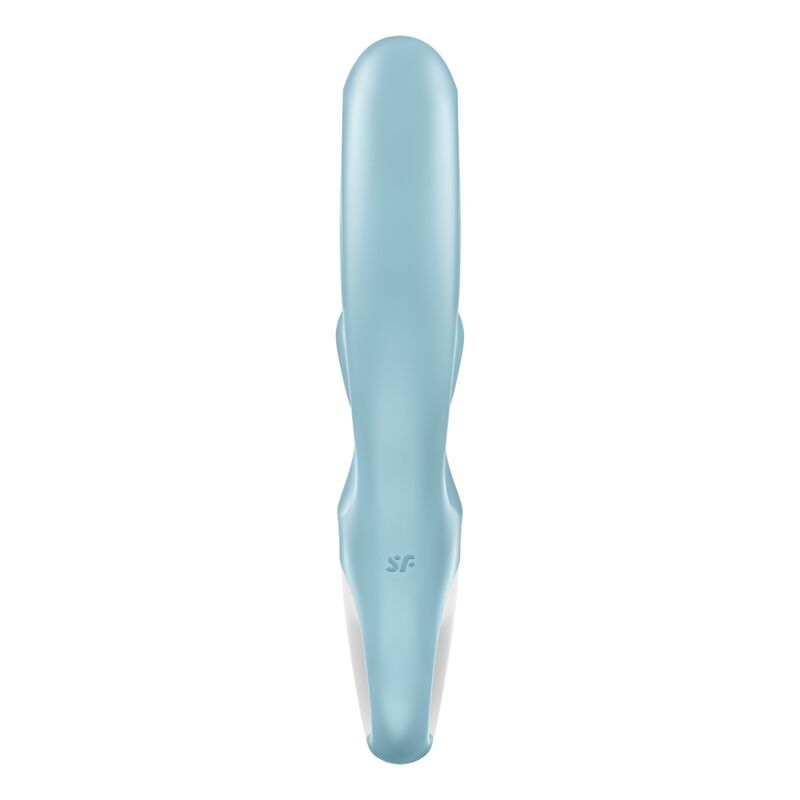 SATISFYER – LOVE ME vibromasseur lapin bleu