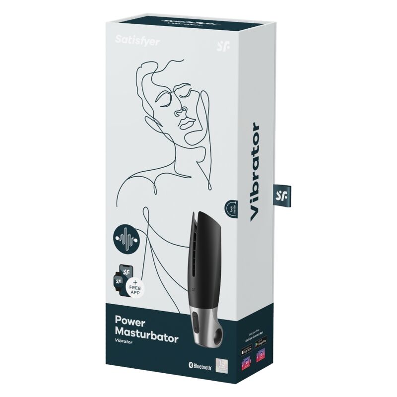 SATISFYER - masturbateur puissant noir