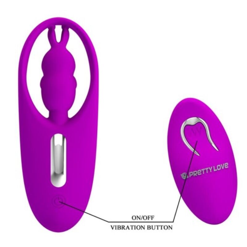 PRETTY LOVE – WILD RABBIT vibromasseur discret en culotte télécommandé violet