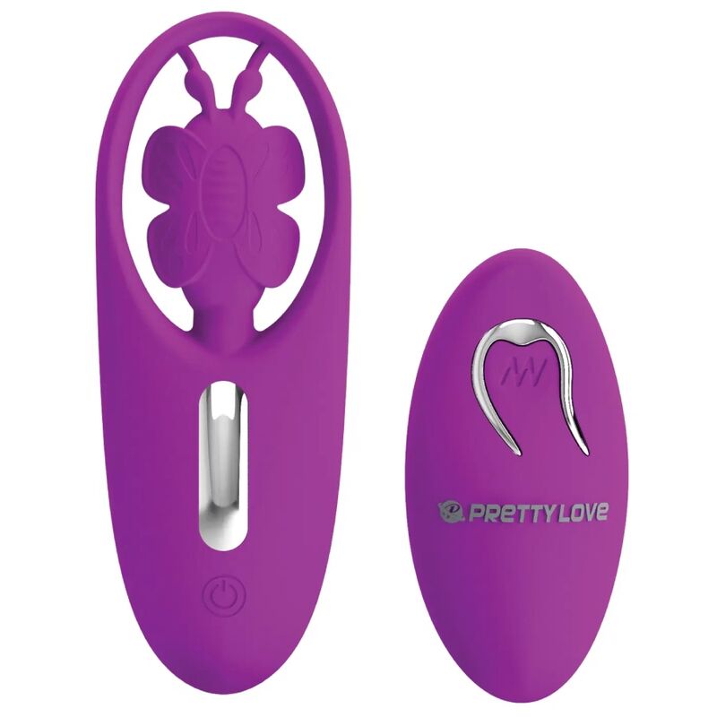 PRETTY LOVE - vibromasseur DANCING BUTTERFLY discret en culotte télécommandé violet