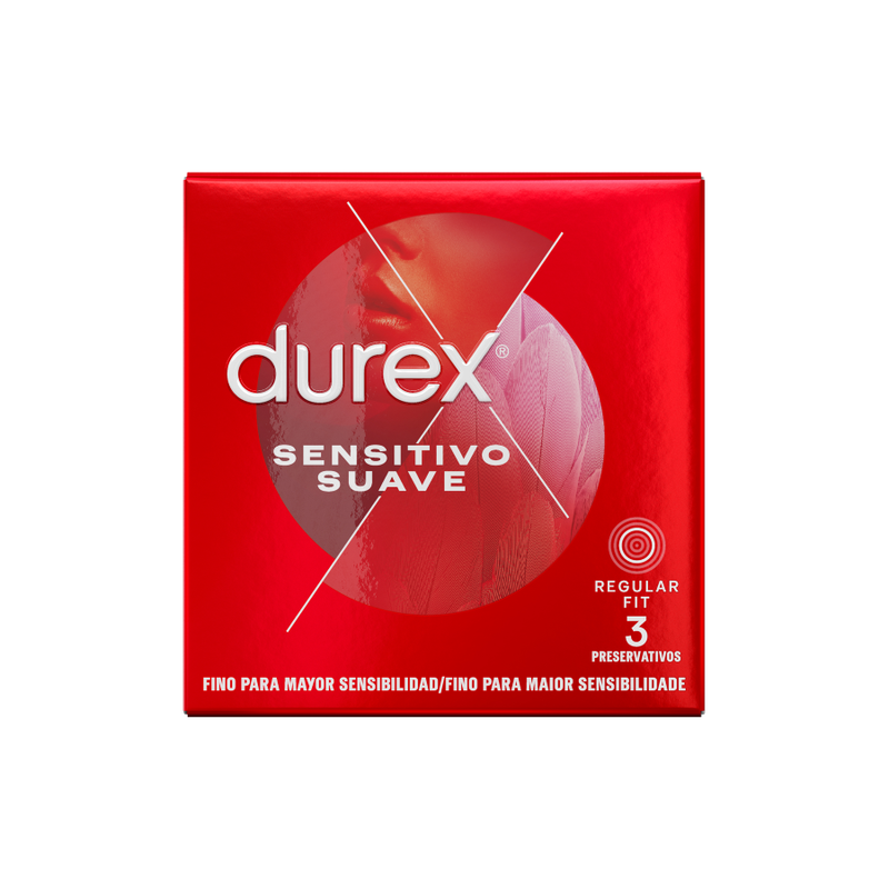 DUREX - PRÉSERVATIFS DOUX ET SENSIBLE 3 UNITÉS